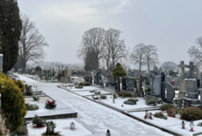 Oprava zpevněných ploch na starém hřbitově v Šlapanicích